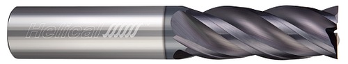 4 FL - Square - 0.7500" (3/4) Cutter DIA x 0.7500" (3/4) Shank DIA x 0.8750" (7/8) LOC x 3.0000" (3) OAL - APLUS Coated, 30632W  HELICAL  SKU HELSO1-30632W