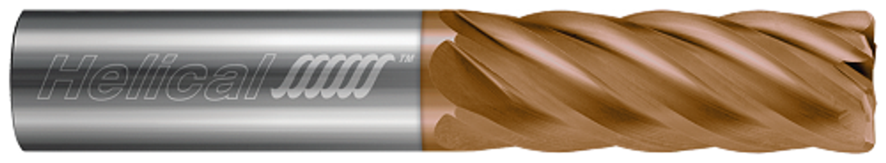 6 FL - Corner Radius - 0.7500" (3/4) Cutter DIA x 0.7500" (3/4) Shank DIA x 0.1250" (1/8) Radius x 2.2500" (2-1/4) LOC x 5.0000" (5) OAL  - TPLUS Coated, 89407