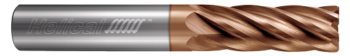 6 FL - Corner Radius - 0.5000" (1/2) Cutter DIA x 0.5000" (1/2) Shank DIA x 0.0100" Radius x 0.6250" (5/8) LOC x 2.5000" (2-1/2) OAL - TPLUS Coated, 89669  HELICAL  SKU HELSO1-89669