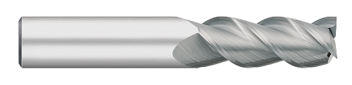 3 FL - 0.3750" (3/8) Cutter DIA x 1.0000" (1) LOC - Uncoated, TC40524  TITAN USA  SKU TITUS1-TC40524