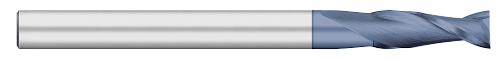 2 FL - 0.2500" (1/4) Cutter DIA x 2.0000" (2) LOC - AlTiN Coated  TITAN USA  SKU TITUS1-TC17118