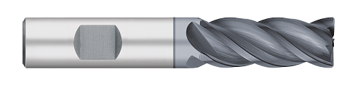 4 FL - 0.5000" (1/2) Cutter DIA x 0.0100" Radius x 1.0000" (1) LOC - ALCRO-Max Coated, TC21030  TITAN USA  SKU TITUS1-TC21030