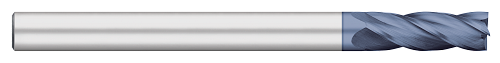 4 FL - 0.3750" (3/8) Cutter DIA x 2.2500" (2-1/4) LOC - AlTiN Coated  TITAN USA  SKU TITUS1-TC17626