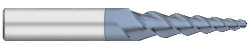 3 FL - 0.1250" (1/8) Cutter DIA x 1.0000" (1) LOC - AlTiN Coated, TC85052  TITAN USA  SKU TITUS1-TC85052