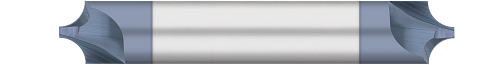0.1000" Radius x 0.0470" (3/64) Pilot DIA - DE - 2 FL - AlTiN Coated  TITAN USA  SKU TITUS1-TC95404