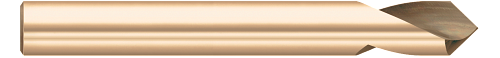 0.3750" (3/8) Drill DIA x 1.1250" (1-1/8) Flute Length- 90Â° - 2 FL - Gold Oxide Finish  TITAN USA  SKU TITUS1-TC95453