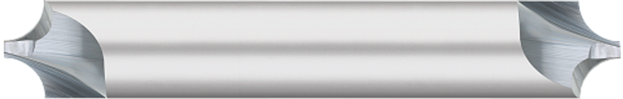 0.1250" (1/8) Radius x 0.0600" Pilot DIA - DE - 2 FL - Uncoated  TITAN USA  SKU TITUS1-TC95386