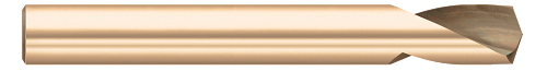 0.3750" (3/8) Drill DIA x 1.1250" (1-1/8) Flute Length- 142Â° - 2 FL - Gold Oxide Finish  TITAN USA  SKU TITUS1-TC95485