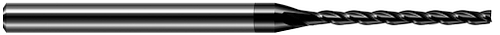 3 FL - 0.0200" (.5 mm) Cutter DIA x 0.2500" (1/4) LOC - Amorphous Diamond Coated Â– HARVEY TOOL Â– SKU HARTO1-34920-C4