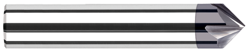 3.000 mm Shank DIA x 45Ã‚Â° per side - 4 FL - AlTiN Coated, 693657-C3 Â– HARVEY TOOL Â– SKU HARTO1-693657-C3