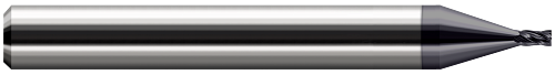 4 FL - 0.1250" (1/8) Cutter DIA x 0.1870" (3/16) LOC - AlTiN Coated Â– HARVEY TOOL Â– SKU HARTO1-698108-C3