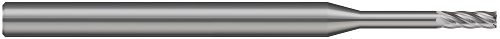 5 FL - 0.2500" (1/4) Cutter DIA x 0.7500" (3/4) LOC x 2.0000" (2) Reach  HARVEY TOOL  SKU HARTO1-702316