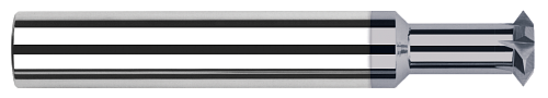 0.1875" (3/16) Cutter DIA x 0.0950" Width x 0.5000" (1/2) Neck Length - 90Ã‚Â° Included Angle - 4 FL - AlTiN Nano Coated Â– HARVEY TOOL Â– SKU HARTO1-72602-C6