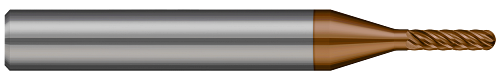 6 FL - 0.2500" (1/4) Cutter DIA x 1.2500" (1-1/4) LOC - Ti-Nano Coated, 696616-C10 Â– HARVEY TOOL Â– SKU HARTO1-696616-C10