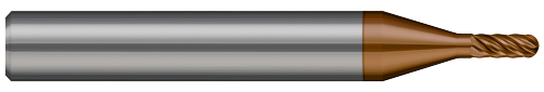 6 FL - 0.0780" (5/64) Cutter DIA x 0.2340" (15/64) LOC - Ti-Nano Coated, 696778-C10 Â– HARVEY TOOL Â– SKU HARTO1-696778-C10