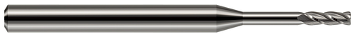 4 FL - 0.0620" (1/16) Cutter DIA x 0.0150" (1/64) Radius x 0.1860" LOC x 0.5000" (1/2) Reach  HARVEY TOOL  SKU HARTO1-696962