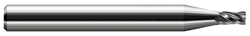 4 FL - 10.000 mm Cutter DIA x 0.500 mm Radius x 15.000 mm LOC  HARVEY TOOL  SKU HARTO1-740673