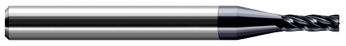 4 FL - 6.000 mm Cutter DIA x 1.000 mm Radius x 18.000 mm LOC - AlTiN Coated Â– HARVEY TOOL Â– SKU HARTO1-742566-C3