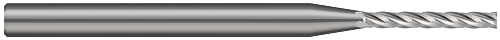 4 FL - 1.000 mm Cutter DIA x 8.000 mm LOC Â– HARVEY TOOL Â– SKU HARTO1-744222