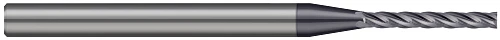4 FL - 3.000 mm Cutter DIA x 24.000 mm LOC - AlTiN Coated  HARVEY TOOL  SKU HARTO1-744257-C3