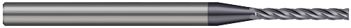 4 FL - 6.000 mm Cutter DIA x 48.000 mm LOC - AlTiN Coated Â– HARVEY TOOL Â– SKU HARTO1-744266-C3