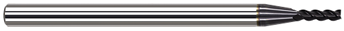 4 FL - 0.1406" (9/64) Cutter DIA x 0.0050" Radius x 0.4250" LOC - AlTiN Nano Coated Â– HARVEY TOOL Â– SKU HARTO1-936505-C6