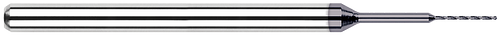 0.0160" Drill DIA x 0.1100" Flute Length - 2 FL - AlTiN Coated Â– HARVEY TOOL Â– SKU HARTO1-810160-C3