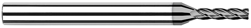 4 FL - 0.2500" (1/4) Cutter DIA x 0.0150" (1/64) Radius x 1.2500" (1-1/4) LOC - CVD Diamond 9Ã‚Âµm Â– HARVEY TOOL Â– SKU HARTO1-855216