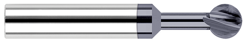 0.0930" (3/32) Cutter DIA x 0.5000" (1/2) Neck Length x 300Â° Wrap Angle - 2 FL - AlTiN Coated  HARVEY TOOL  SKU HARTO1-877806-C3