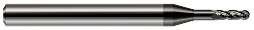 4 FL - 0.0100" Cutter DIA x 0.0300" LOC x 0.0500" Reach - Amorphous Diamond Coated  HARVEY TOOL  SKU HARTO1-982810-C4