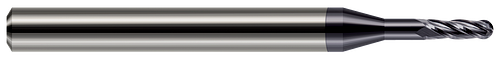 4 FL - 0.0120" (.3 mm) Cutter DIA x 0.0360" LOC x 0.0600" Reach - AlTiN Coated  HARVEY TOOL  SKU HARTO1-982812-C3