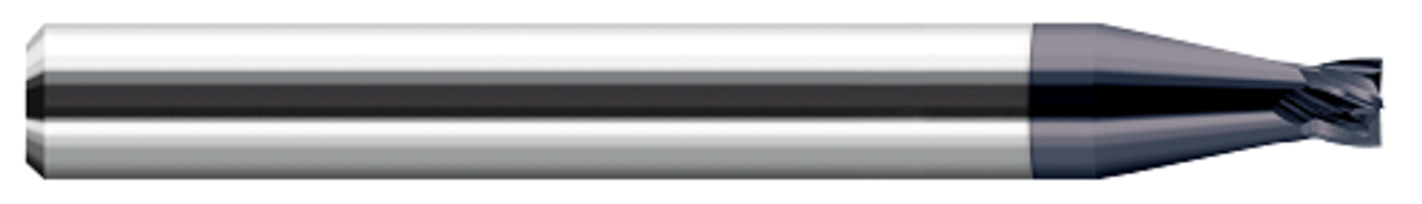 4 FL - 0.1875" (3/16) Cutter DIA x 0.1500" LOC - AlTiN Coated, 771412-C3  HARVEY TOOL  SKU HARTO1-771412-C3
