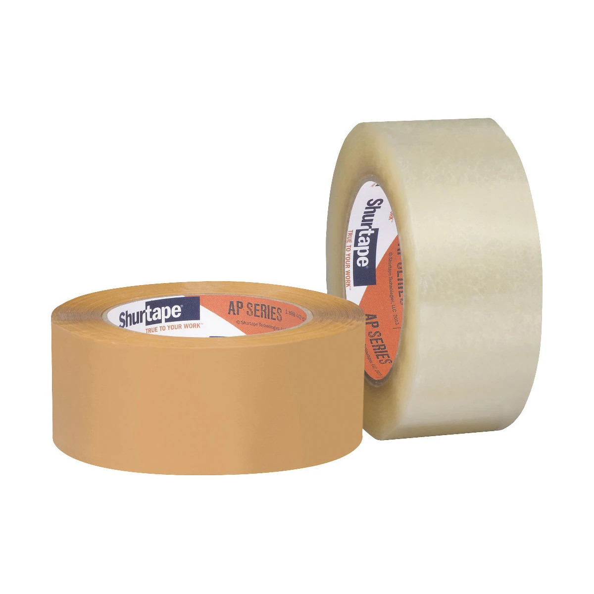 Shurtape AP 401 clear packaging tape, 48 mm x 100 m, 6-roll pack