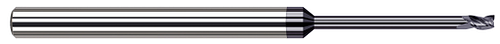 3 FL - 0.2187" (7/32) Cutter DIA x 0.3300" LOC x 2.6250" (2-5/8) Reach - AlTiN Coated, 35514-C3