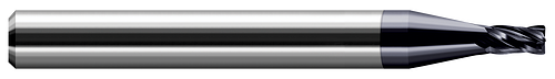 4 FL - 0.3125" (5/16) Cutter DIA x 0.0600" Radius x 0.4700" LOC  - AlTiN Coated, 679360-C3