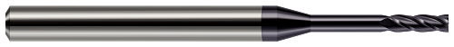4 FL - 1.000 mm Cutter DIA x 3.000 mm LOC x 8.000 mm Reach - AlTiN Coated, 677622-C3