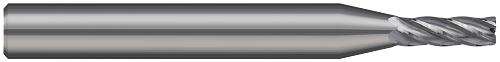 5 FL - 0.0850" Cutter DIA x 0.0050" Radius x 0.2700" LOC, 720185