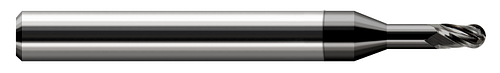 4 FL - 0.0620" (1/16) Cutter DIA x 0.0930" (3/32) LOC x 0.2500" (1/4) Reach - Amorphous Diamond Coated, 754362-C4