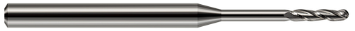 3 FL - 0.0100" Cutter DIA x 0.0500" LOC x 0.0800" Reach, 750410