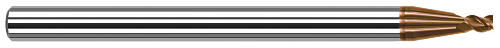 4 FL - 0.0780" (5/64) Cutter DIA x 0.1180" LOC  - Ti-Nano Coated, 841678-C10