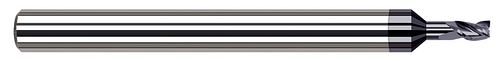 3 FL - 0.2187" (7/32) Cutter DIA x 0.3300" LOC x 0.6600" Reach - AlTiN Coated, 978414-C3
