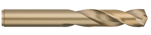8.000 mm Drill DIA x 37.000 mm Flute Length - 2 FL - Gold Oxide Finish, CD32759