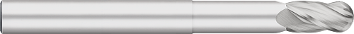 4 FL - 0.1875" (3/16) Cutter DIA x 0.6250" (5/8) LOC x 1.0000" (1) Reach - Uncoated, TC69704