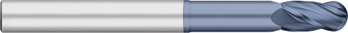 4 FL - 0.1250" (1/8) Cutter DIA x 0.5000" (1/2) LOC x 0.6250" (5/8) Reach - AlTiN Coated, TC69800