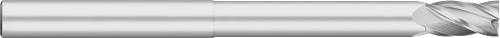 4 FL - 0.1875" (3/16) Cutter DIA x 0.6250" (5/8) LOC x 1.5000" (1-1/2) Reach - Uncoated, TC69006