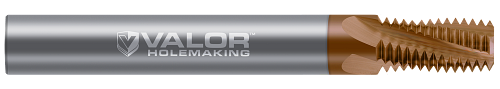 1/16, 1/8-27 - 0.2450" Cutter DIA x 0.4370" (7/16) LOC - 3 FL - Val-Max X Coated, V284224-X