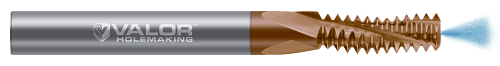 4-40 - 0.0850" Cutter DIA x 0.1750" LOC - 3 FL - Val-Max X Coated, V351845-X