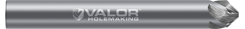 0.2500" (1/4) Shank DIA x 15° per side - 5 Helical FL, V353237