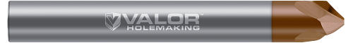 0.2500" (1/4) Shank DIA x 50° per side - 3 Helical FL - Val-Max X Coated, V124439-X
