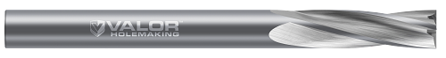 0.3937" (10 mm) Cutter DIA x 1.000" (1) Flute Length  - 4 FL, V802980